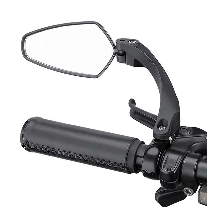 Bicycle Rear View Mirror Bike Cycling Wide Range Back Sight Reflector Adjustable Mirror,Left