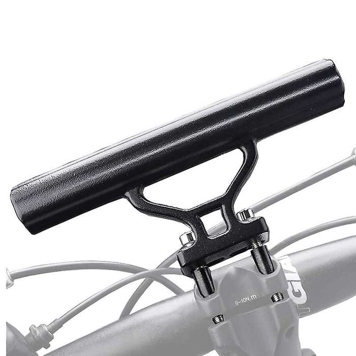 Bicycle Stem Extended Bracket Headlight Mount Bar Computer Holder Lamp Alloy Support Extender