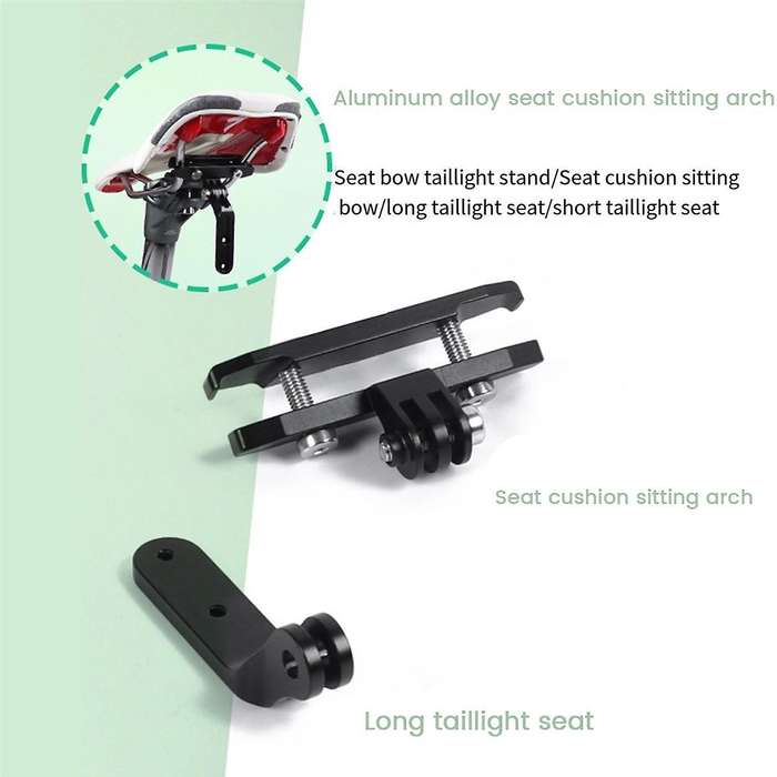 Bicycle Tail Light Saddle Mount Bracket for Varia Rearview Rct715 Holder Bracket Support Parts Acce