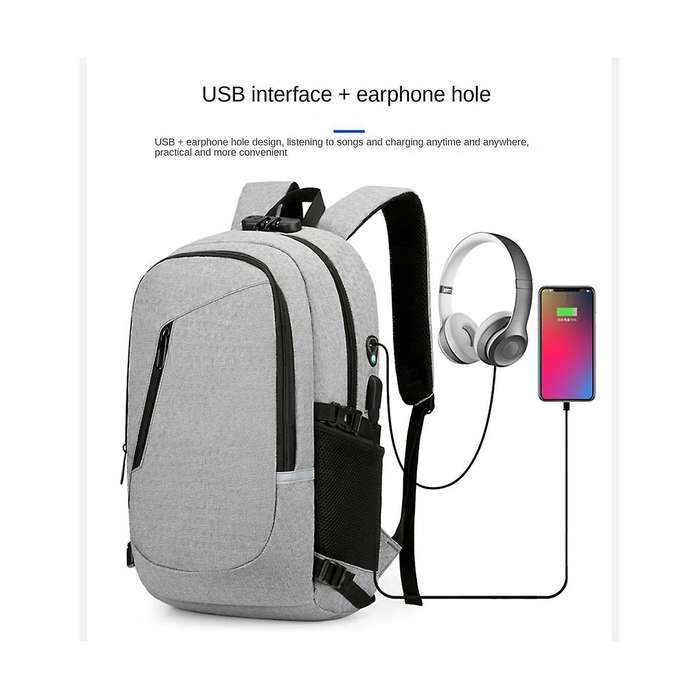 Big Capacity Travel Laptop Shoulder Bag Portable Waterproof Organizer with Anti-theft Function for C