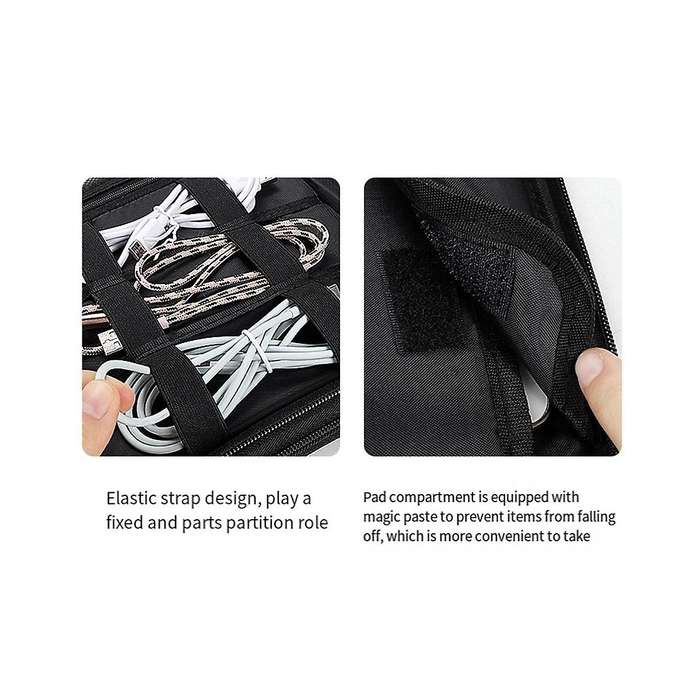 Big Capacity Travel Electronics Accessories Organizer Waterproof Portable Cable Power Organizer for