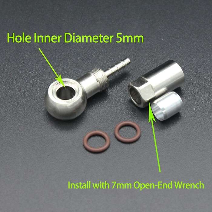 Bike Hydraulic Hose Fitting Insert Banjo for Mt4/mt6/mt8 Bicycle Accessories Parts