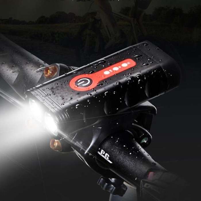 Bike Light Set 600 Lumens 360 Degree Rotatable Waterproof USB Rechargeable Bicycle Headlight Cycling