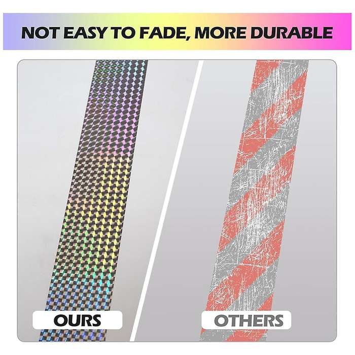 Bird Repellent Tape (200m) Reflective Tape, Outdoor Bird Repellent, Double-Sided Flashing Bird Repel