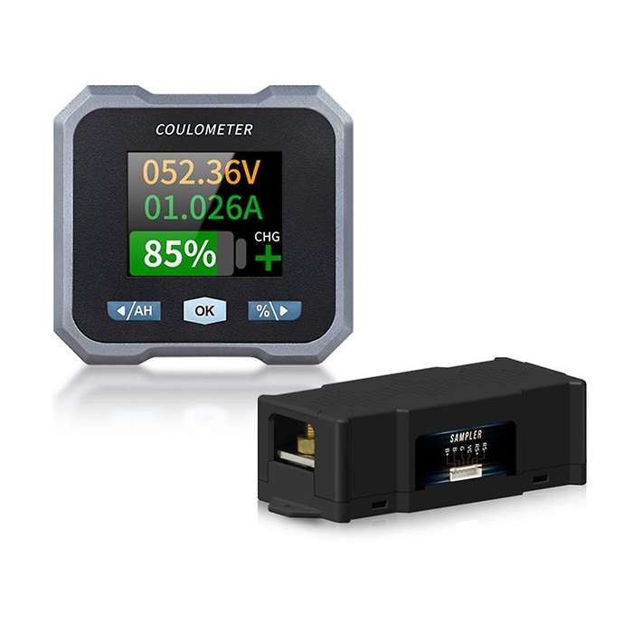 BL140F Coulometer Power Meter DC10-100V 0-400A Waterproof Battery Meter for RVs Yachts Dedicated Ene