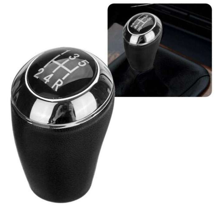 Black 5 Speed Car Gear Shift Knob Stick Shifter Head for 3 5 6