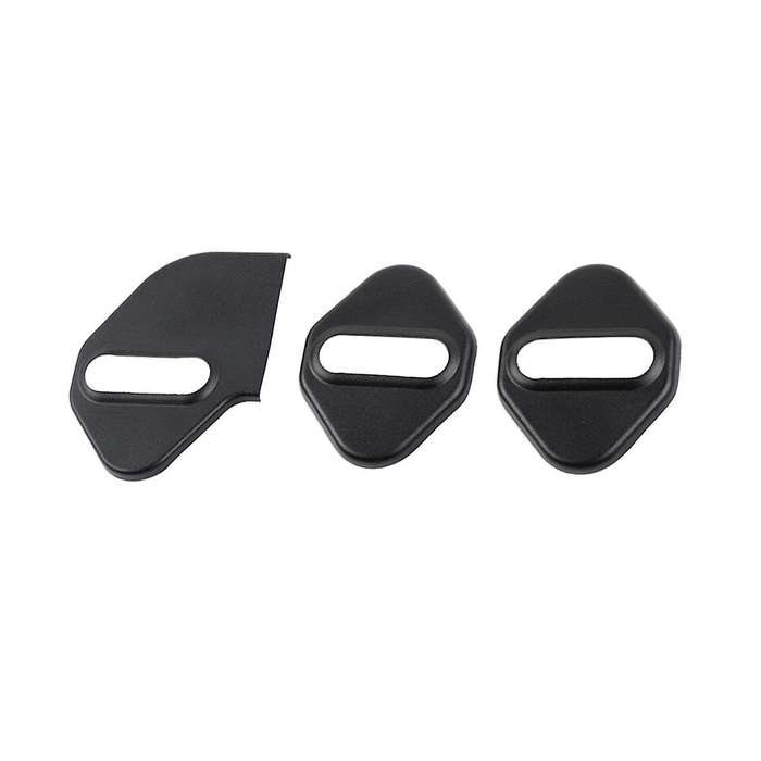 Black Aluminium Alloy Car Door Lock Cover Buckle Decoration for Jimny 2019-2022 Jb64 Jb74