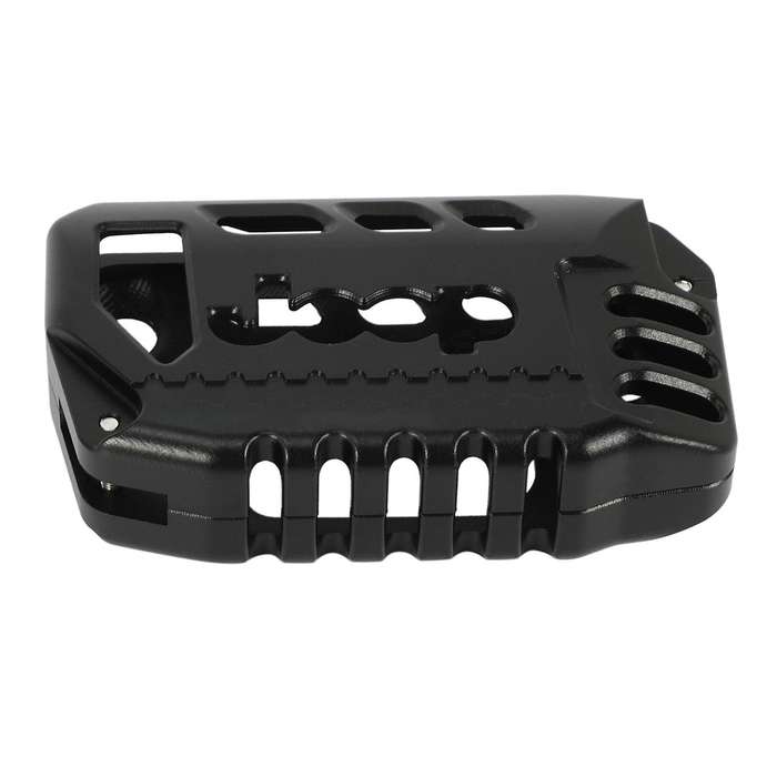 Black Aluminum Alloy Car Key Cover Case Protector for Wrangler JL JT 18+