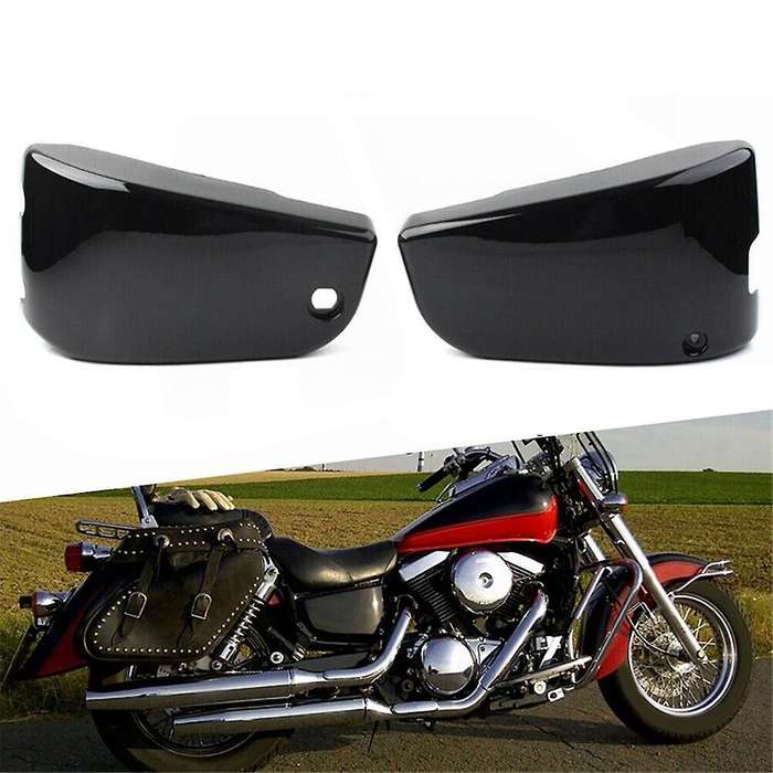 Black Battery Side Covers Protection for Vn 1500 Classic