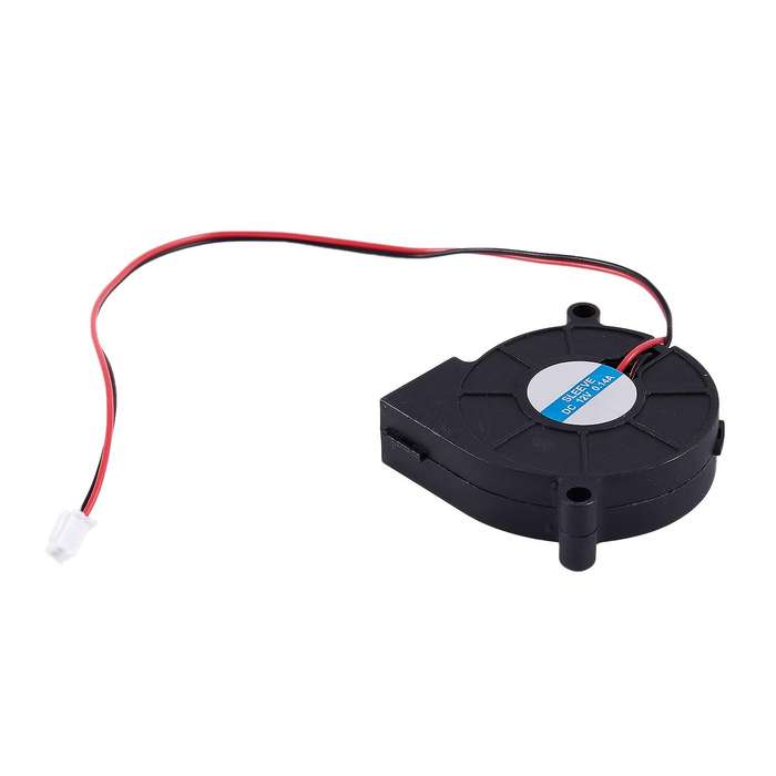 Black Brushless Dc Cooling Blower Fan 5015s 12v 0.14a 50mm X 15mm