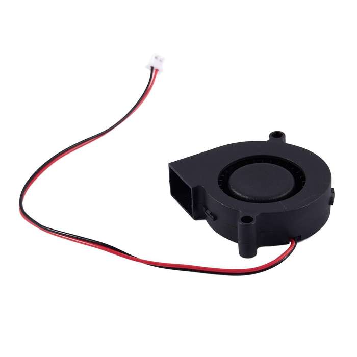 Black Brushless Dc Cooling Blower Fan 5015s 12v 0.14a 50mm X 15mm
