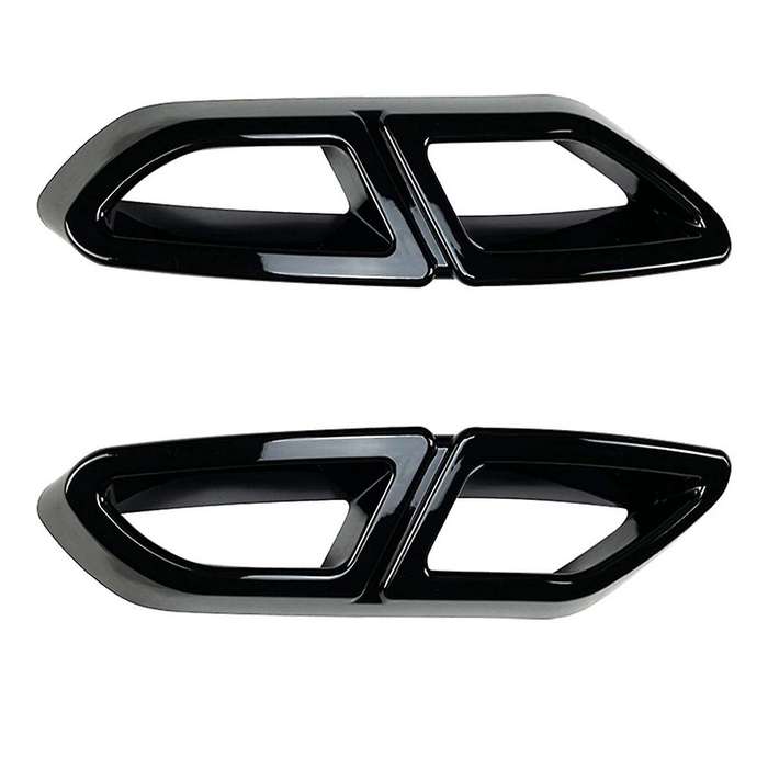 Black Car Four-Outlet Tail Throat Frame Exhaust Pipe Frame for B 2016-2020