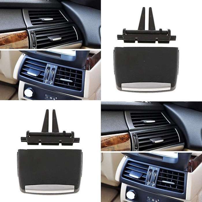 Black Car Rear A/C Air Conditioning Vent Outlet Tab Clip - 06-13 for X5 E70 X6 E71