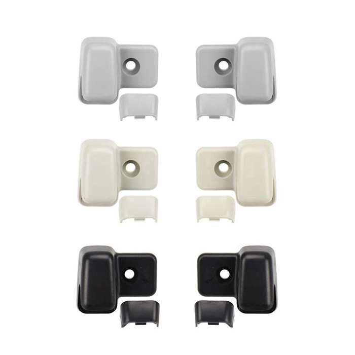 Black Car Sun Visor Vanity Mirror Cover Makeup Sun Visor Hook Clip Bracket for Mini R55 R56 R60 2007