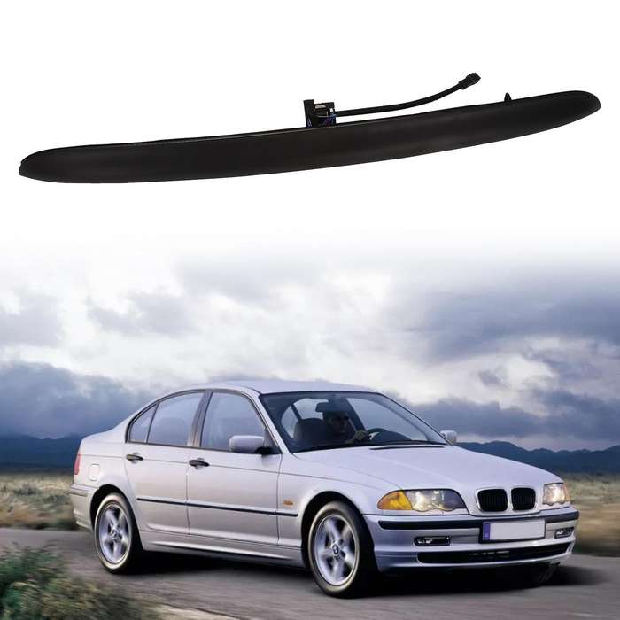 Black Car Trunk Lid Grip with Key Button Compatible-BMW E46 325I 323I