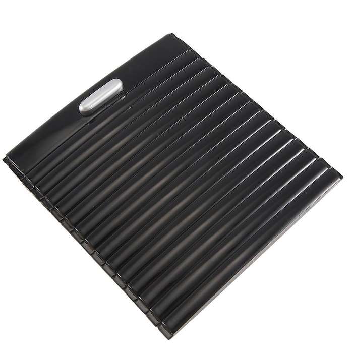 Black Center Console Roller Blind Cover for FLYING 2005-2014 Sliding Shutters Cup Holder Roller Blin