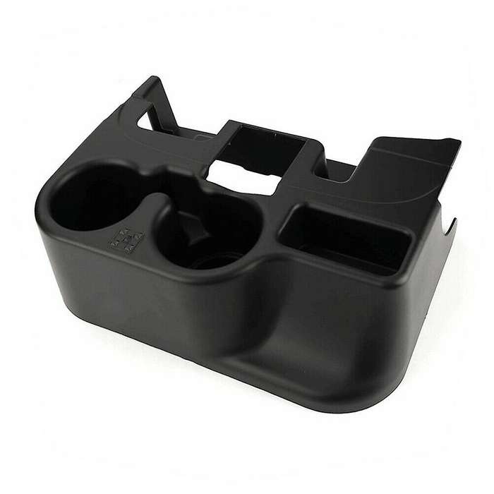 Black Central Control Water Cup Holder Storage Box Attachment SS281AZAA for Ram 1500 2500 3500 2003-
