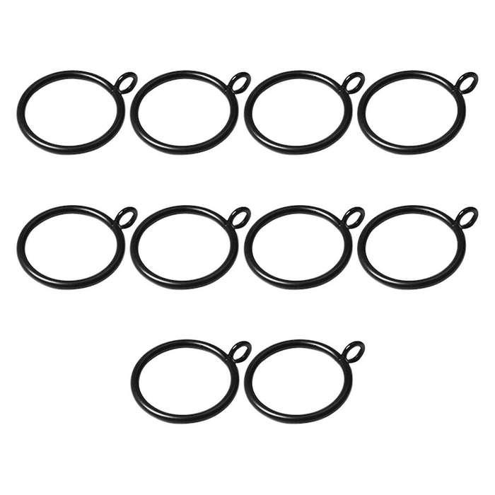 Black Curtain Rings with Eyelet Apply for Curtain Rod