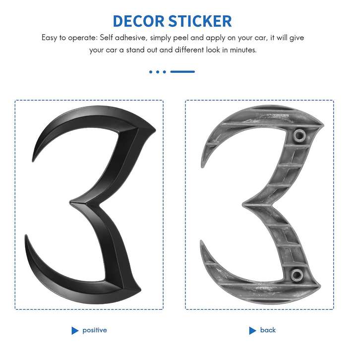 Black Evil M Logo Emblem Badge Decal for Mazda All Model Car Body Rear Trunk Decal Sticker Nameplat