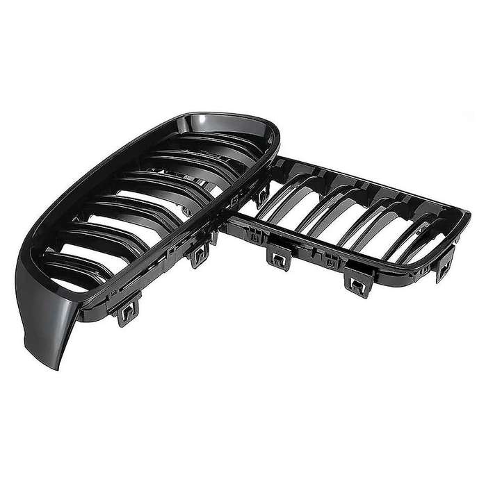 Black Front Kidney Grill Double Slat Sport Style Grill Fit for F32 F33 F36 F82 4 Series 2013-2018