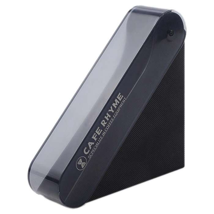 Black Hand-Brewed Coffee Filter Paper Storage Box Fan-Shaped Filter Paper Box Filter Paper Dust-Proo