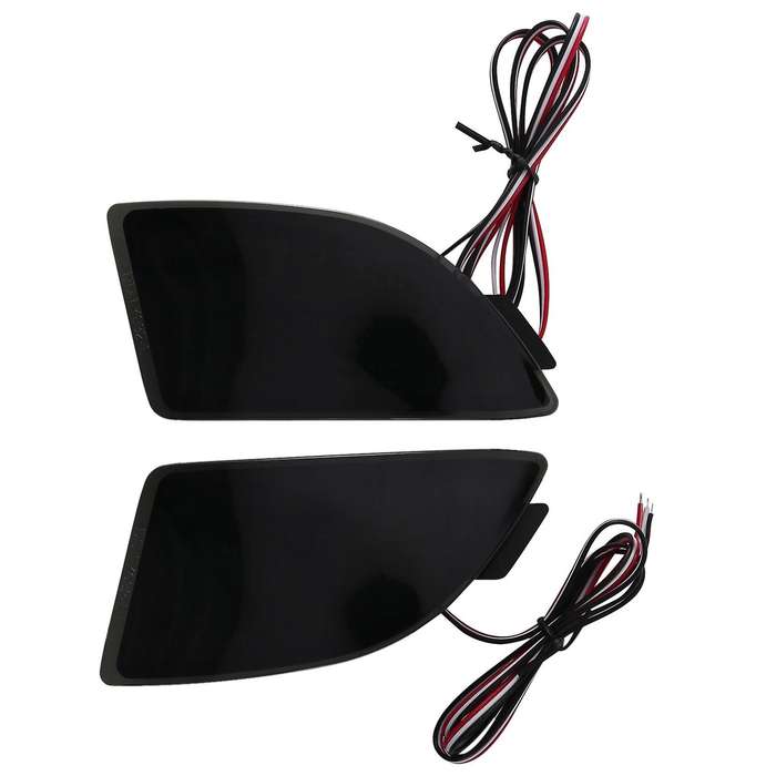 Black LED Rear Bumper Reflector Tail Brake Stop Light for Axela BM 5D Hatchback