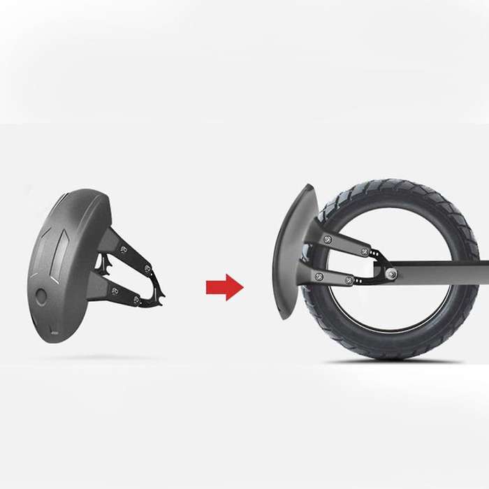 Black Motorcycle Rear Mudguard for 250