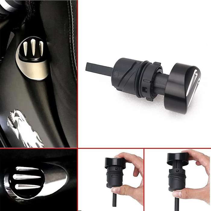 Black Oil Dip Stick Filler Plug for XL 1200 883 Iron Forty Eight 48 2004-12 2013 2014 2015 2016