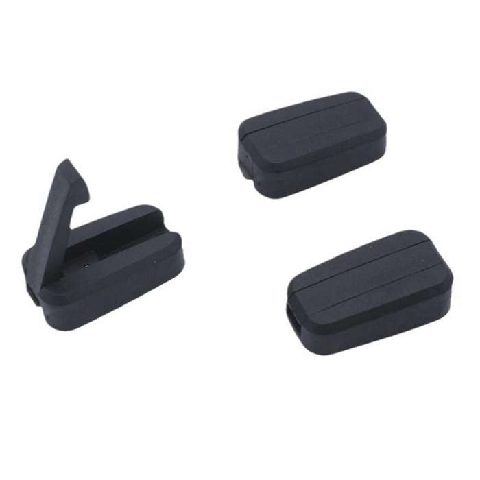 Black Nylon Hanger Hook Folding Marine Grade Loaded Hat Coat Hook Coat Hook Foldable Mirror Polished
