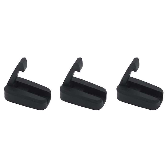 Black Nylon Hanger Hook Folding Marine Grade Loaded Hat Coat Hook Coat Hook Foldable Mirror Polished