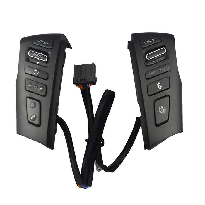 Black Multifunction Steering Wheel Switch Telephone Volume Bluetooth Cruise Control Button for PATR