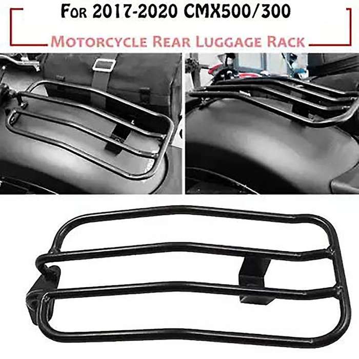 Black Rear Luggage Rack Tail Rack Touring Carrier for REBEL CM500 CM300 2017+ Motorcycle Accessories