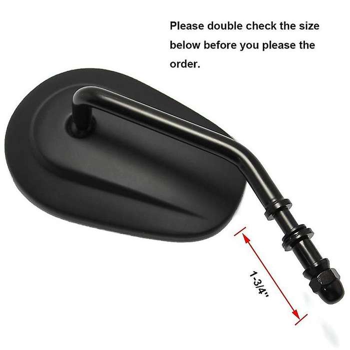Black Shake-Proof Off-Road Teardrop Adventure Rear View Mirrors Door Hinge Mirror for JK CJ YJ TJ 19
