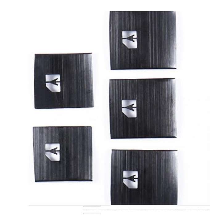 Black Sequin Stickers Modified Special Interior Lifting Panel Frame Window Button Sticker for Alphar