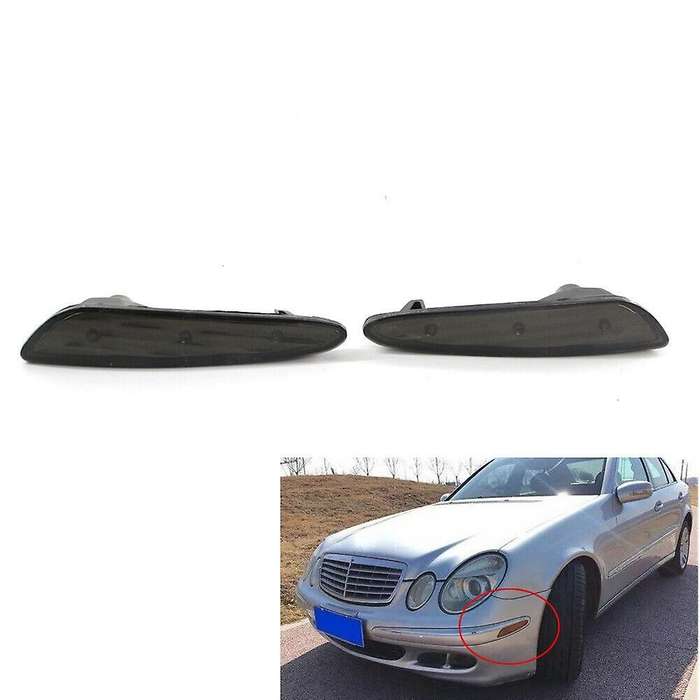 Black Side Marker Light Bumper Turn Signal Lamps for - W211 E-Class 2003-06 2118200121