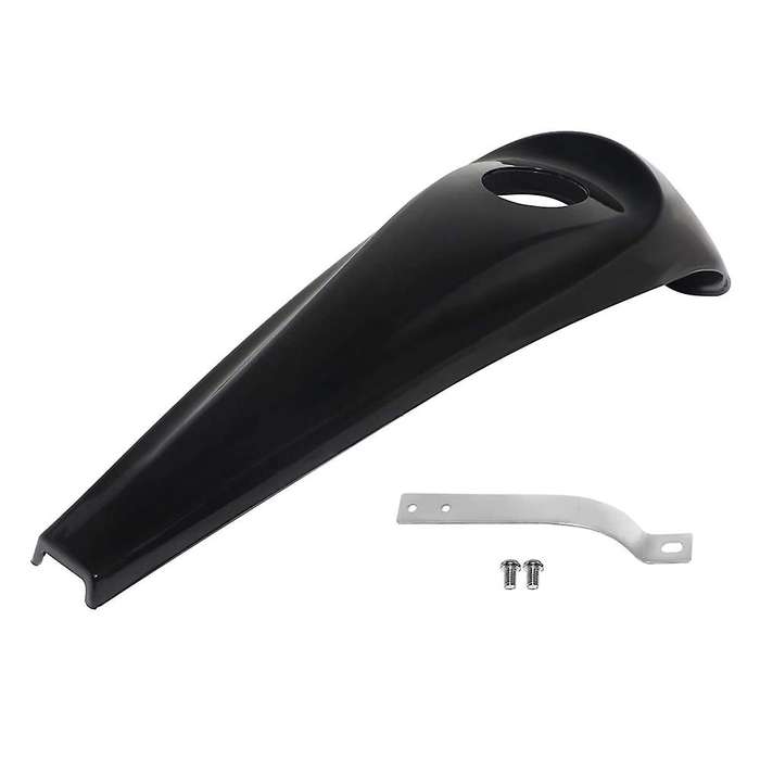 Black Smooth Dash Oil Fuel Console Cover for Touring FLHT FLHX 2008-2018