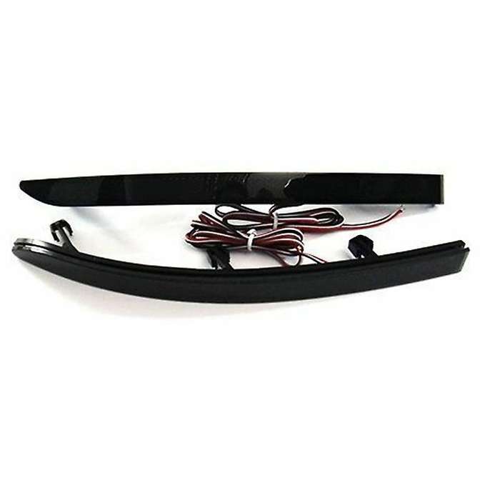 Black Smoked Lens LED Bumper Reflector Tail Brake Light for 2009-2016