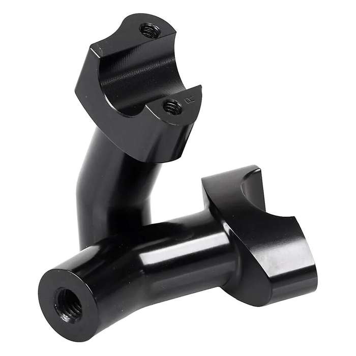 Black Top Cover 3.5 Inch Handlebar Risers Clamp for Dyna Softail XL