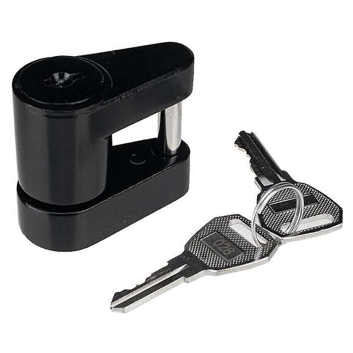 Black Trailer Hitch Coupler Lock, Dia 1/4 Inch, 3/4 Inch Span for Tow Boat RV Truck Car's Coupler