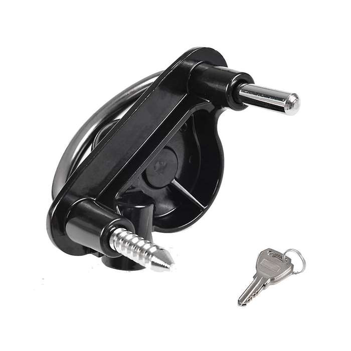 Black Trailer Coupling Locks Ball Locks Car Locks Trailer Accessories Trailer Locks Planter Locks T