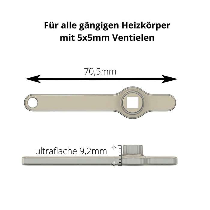 Bleed Key, Stainless Steel Heating Key, Radiator Vent Handle, Square Key, Heating Venting