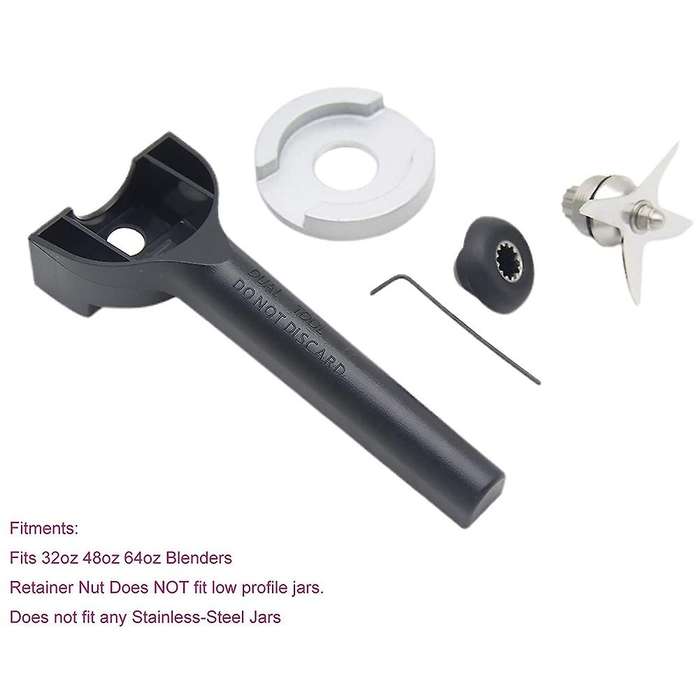 Blender Wet Blade Repair Kit Include Wrench, Removal Tool, Drive Socket, Replacement for 5200 Series