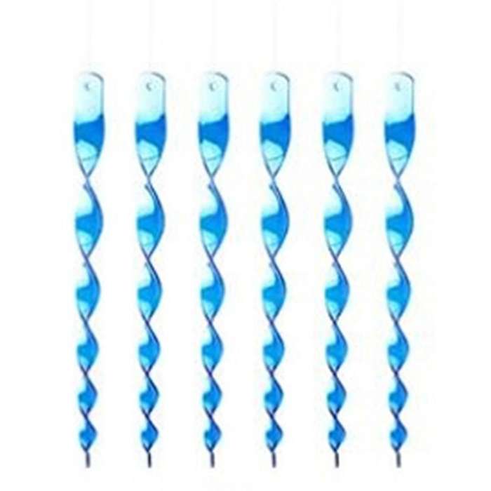 Blue 30cm Bird Repellent Reflex Startle Stick - Decorative Rotating Control - Keep Birds Away