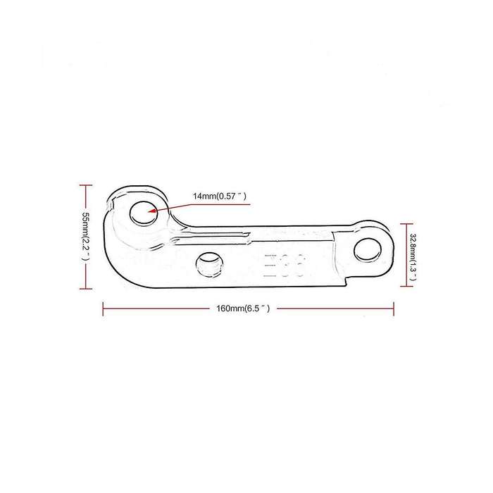 Blue Car Adapter Steering Lock Adapter Steering Wheel Lock Adapter Steering Angle Adapter for E36