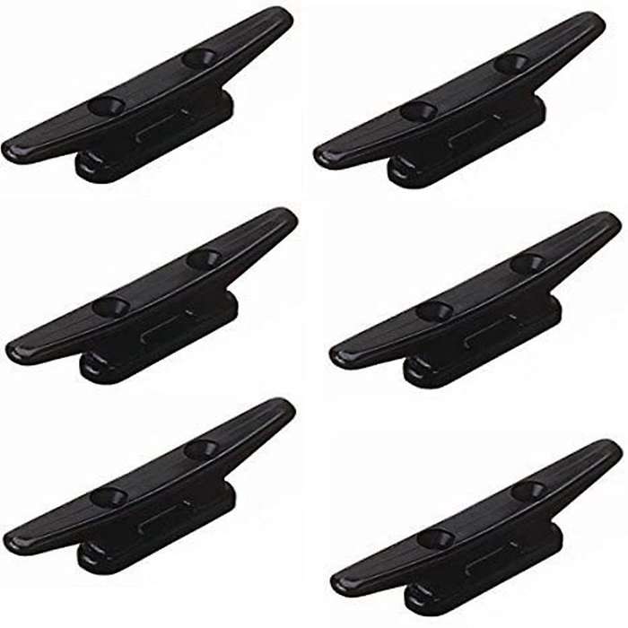 Boat Kayak Canoe Cleat 4 Inch 98mm Black Strong Nylon Cleats Boat Dock Kayak Fasteners Boat Kayak Bo