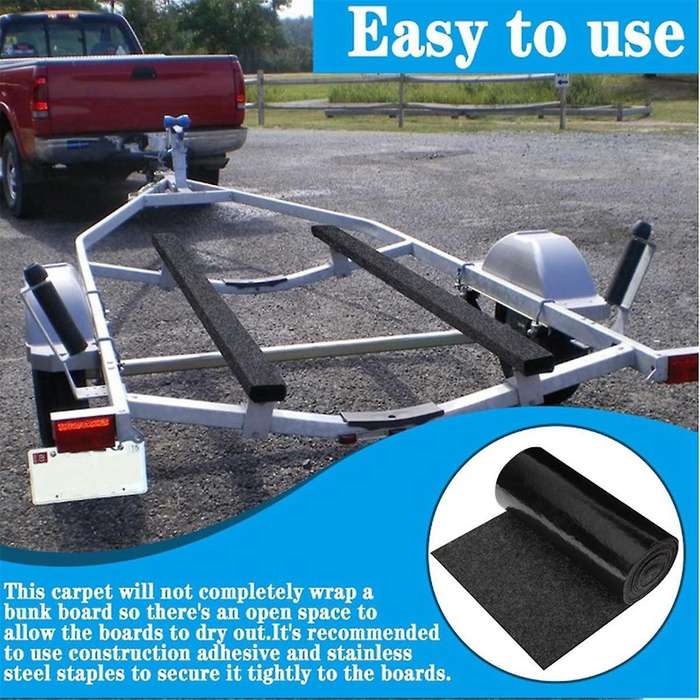 Boat Trailer Bunk Carpet Marine Trailer Bunk Carpet (11.8inx19.6tf )Bunk Board Boat Trailer Carpet f