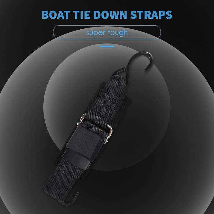 Boat Transom Tie Down Straps to Trailer Buckle Strap for Marine Jet Pwc Trailers 2inch X 4feet,1200