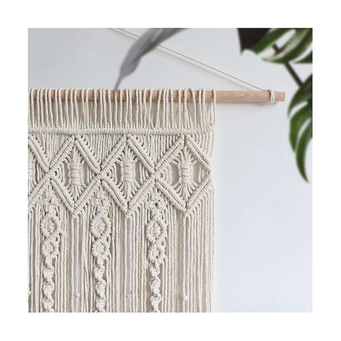 Bohemian Style Hand-Woven Tapestry Curtain Background Curtain Home Residence Decoration Wall Wall D