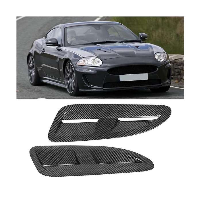 Bonnet Cover Trim Universal for Xkr Xk8 Mx5 Rx8 Focus St Fiesta Accessories, Carbon Fiber