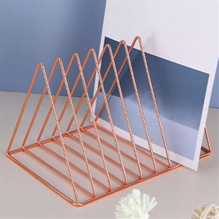 Book Organizer for Desk Book Organizer Magazine Holder, Desktop File Sorter Organizer Bookshelf Book